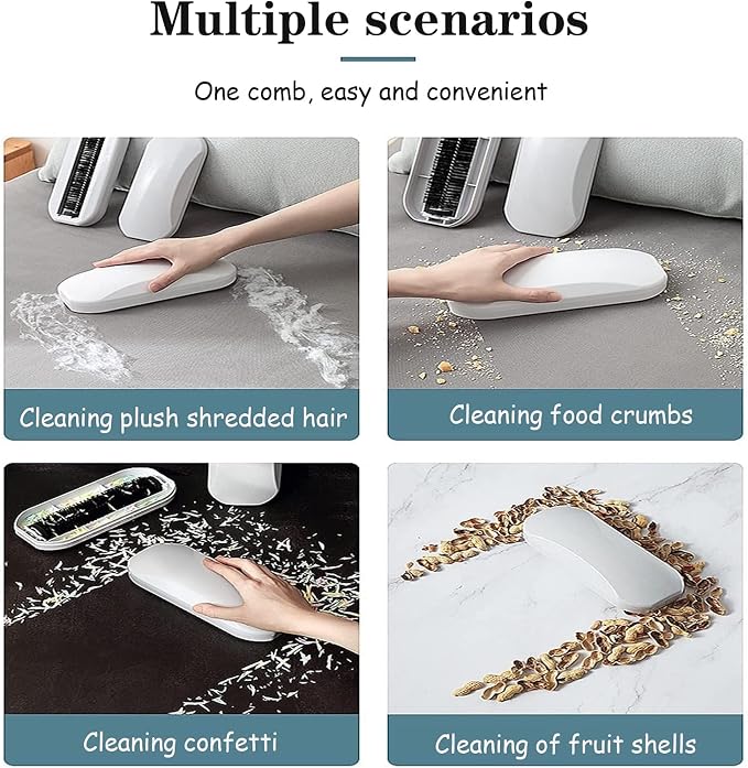 Multifunctional Desktop Crumb Sweeper, Convenient Rolling Bed Brush, Tablecloth - Image 5