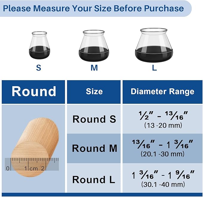 2024 New Chair Leg Floor Protectors - Image 3