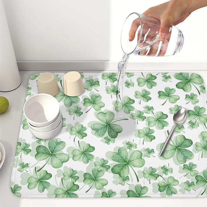 St Patrick's Day Dish Drying Mat - Image 6