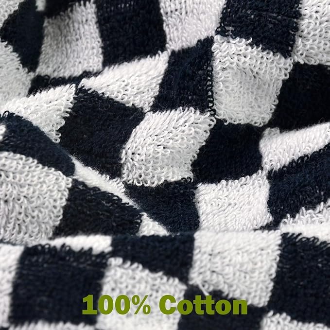 Jacquotha Washcloths 12 Pack Checkered - Image 6