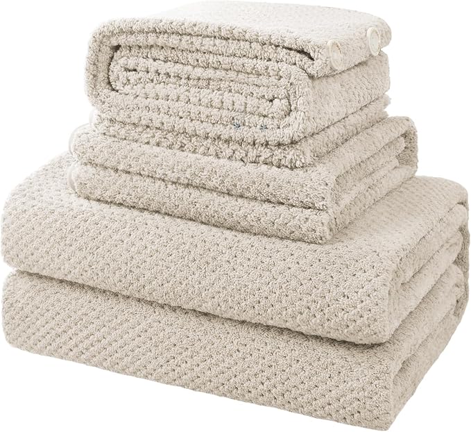 35X70 Inches Extra Large Bath Towels Sets of 4 by BESTCHOICEFORYOU%EF%BC%81