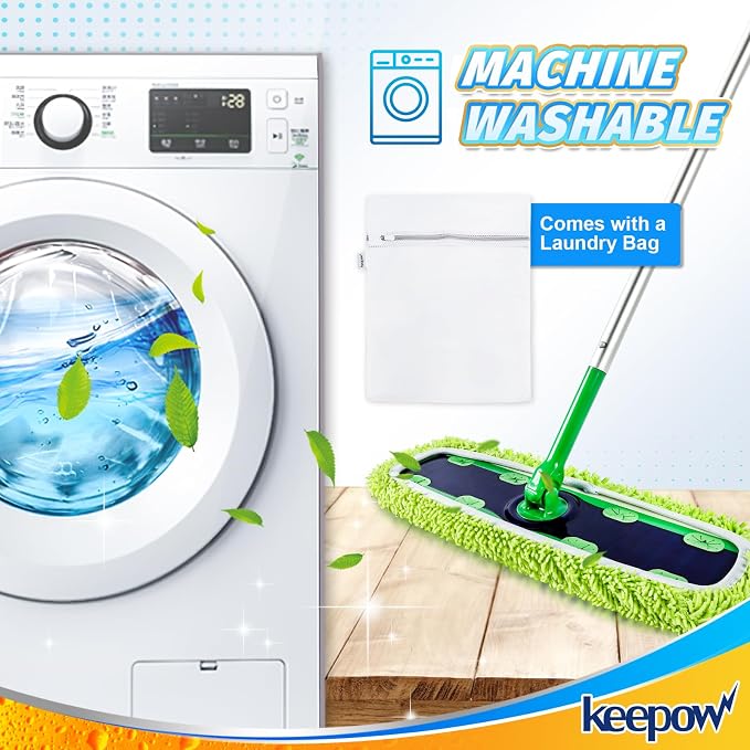 KEEPOW Reusable XL Mop Pads Compatible - Image 7