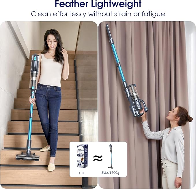 35, 000pa Cordless Vacuum Cleaner, Max 50 Minutes, Lightweight Cordless Cleaners - Image 6