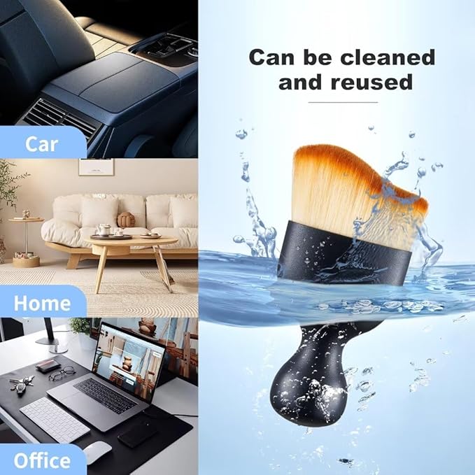 Car Interior and Exterior Soft bristles Detail dust Brush Interior dusting - Image 2