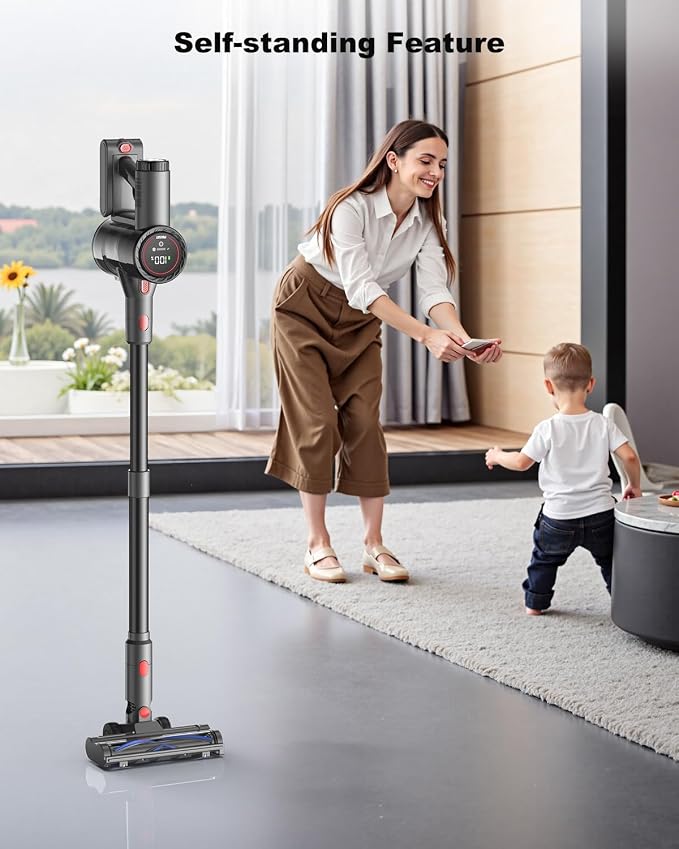 Cordless Vacuum Cleaner, 6-in-1 Lightweight Stick Vacuum - Image 7