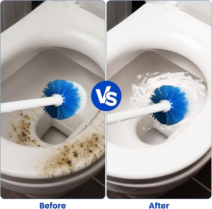 Toilet Brush Refills for OXO Toilet Brush, 4 Pack Toilet Brush Replacement Head - Image 6