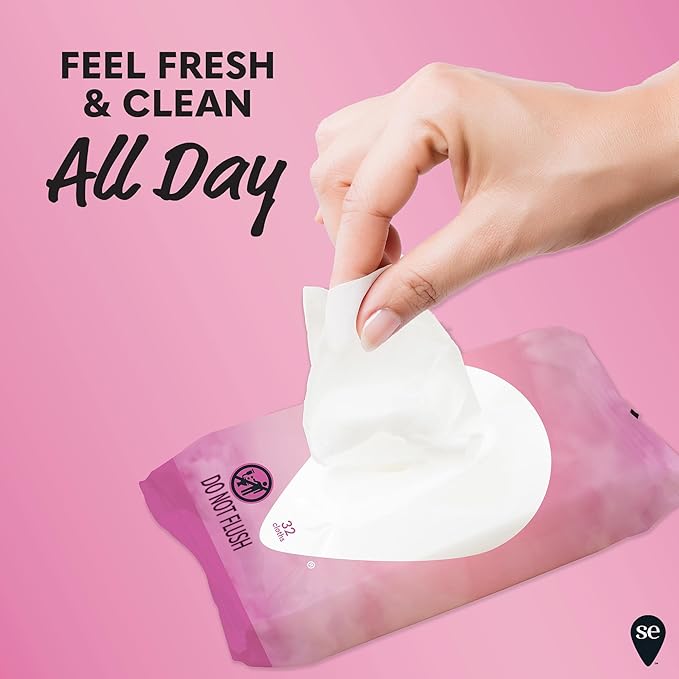 Summer's Eve Simply Sensitive Feminine Wipes, Gentle pH-Balanced Micellar Water - Image 2