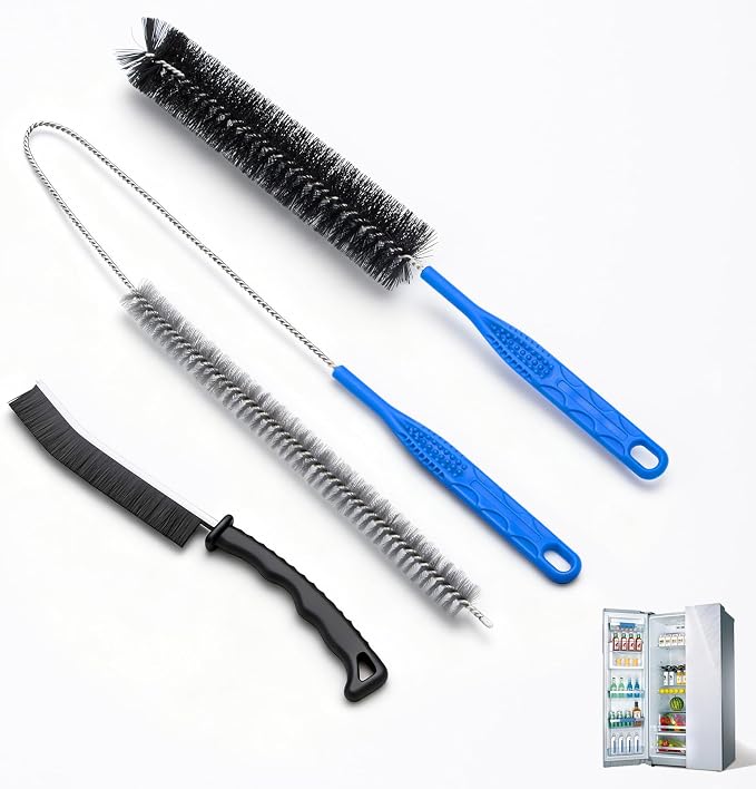 3 PCS Refrigerator Coil Cleaning Brush, Flexible Cleaner Brush Set by Unknown