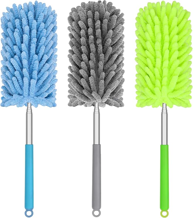 Mini Duster for Cleaning, 360° Bendable Hand Dusters by TIMIVO