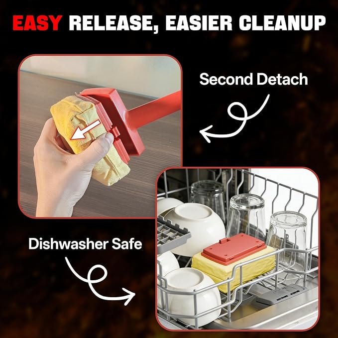 Grill Brush Bristle Free, Steam Grill Cleaning Brush - Image 7