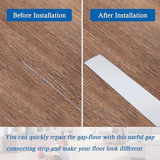 Floor Transition Strip Self Adhesive Floor Cover Strips Laminate 1.57" Wide - Image 4