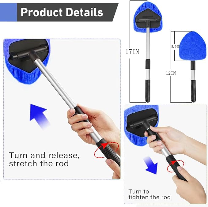 desin Windshield Cleaning Tool, Car Window Cleaner Windshield Cleaner - Image 2