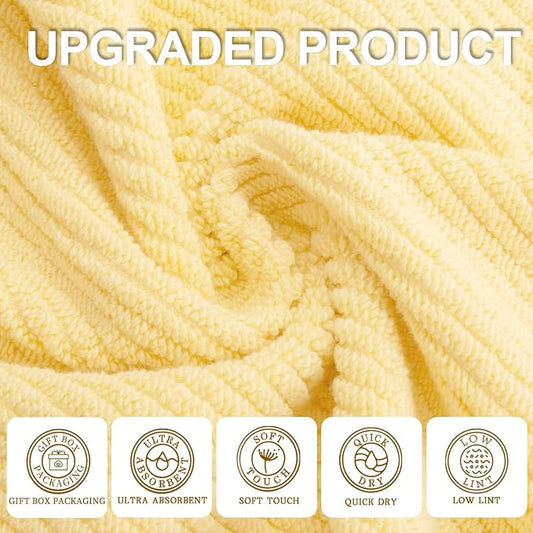 Yellow Towels for Bathroom - Image 2