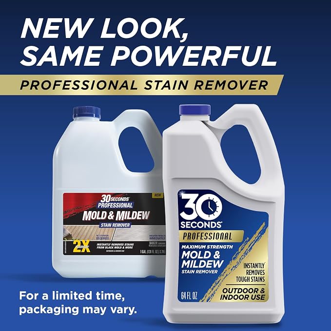 30 SECONDS Pro Mold and Mildew Stain Remover | Scrub Free | Brighter Results - Image 2