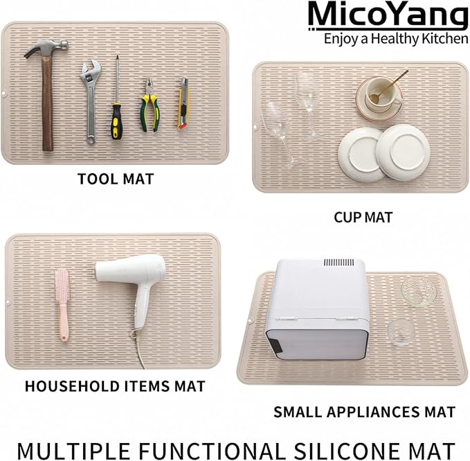 Silicone Dish Drying Mat for Multiple Usage, Easy clean, Eco-friendly, - Image 4