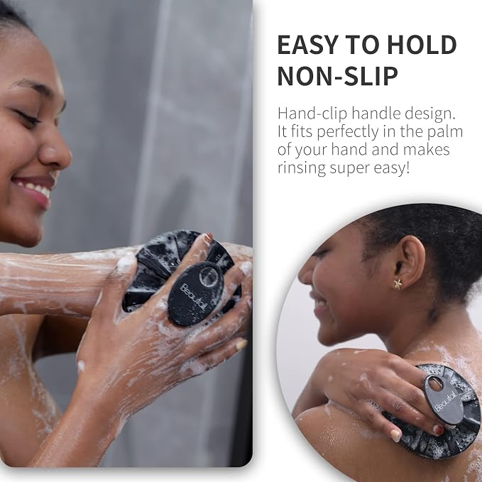 Silicone Body Scrubber 2 Pack, BEAUTAIL Shower Bath Scrubber, More Hygienic - Image 4
