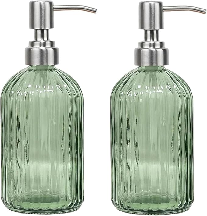 14Oz Green Soap Dispenser Bathroom by Unknown