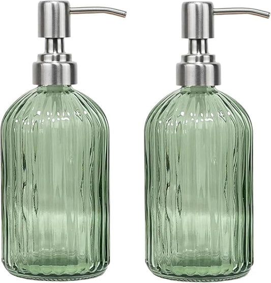 14Oz Green Soap Dispenser Bathroom by Unknown
