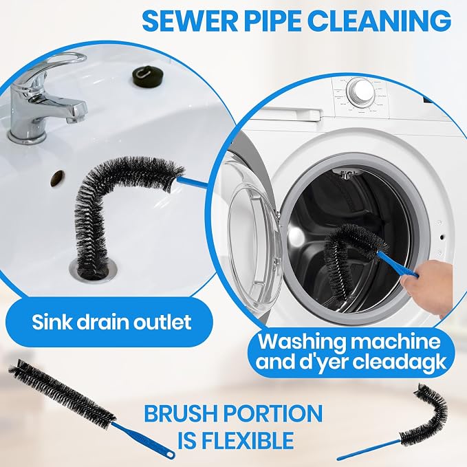 Dryer Lint Trap Cleaning Brush Set, Dryer Vent Cleaner Kit - Image 6