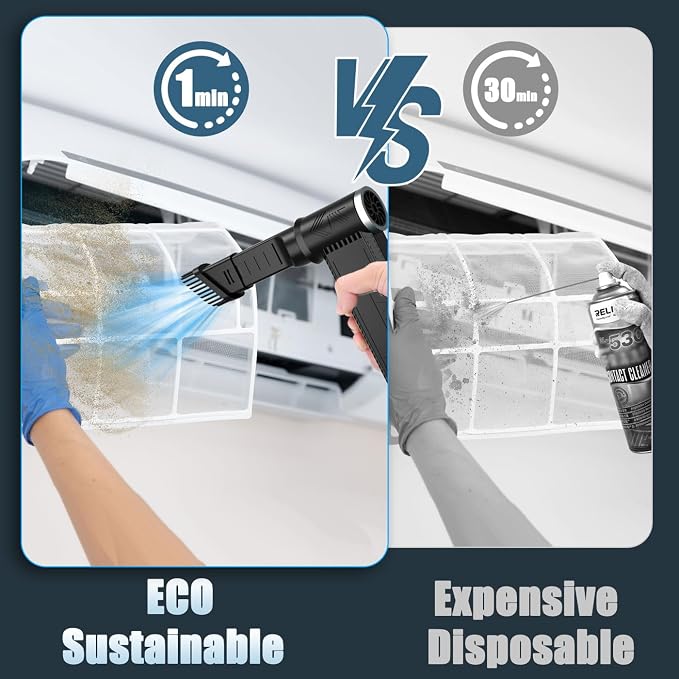 Cordless Electric Air Duster: 120, 000 RPM High-Speed 4-Speed Adjustable Blower - Image 6