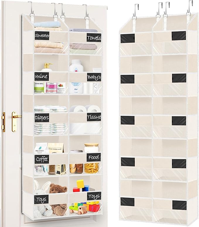 Over the Door Organizer, 5-Tier Extra Large Storage by Ofiray-home