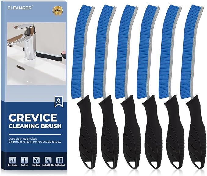 Crevice Cleaning Brushes, Cleaner Scrub Brush Tool by Cleangor
