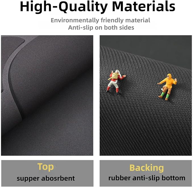 2PCS Dish Drying Mat for Kitchen Counter – Super Absorbent, Heat Resistant & - Image 5