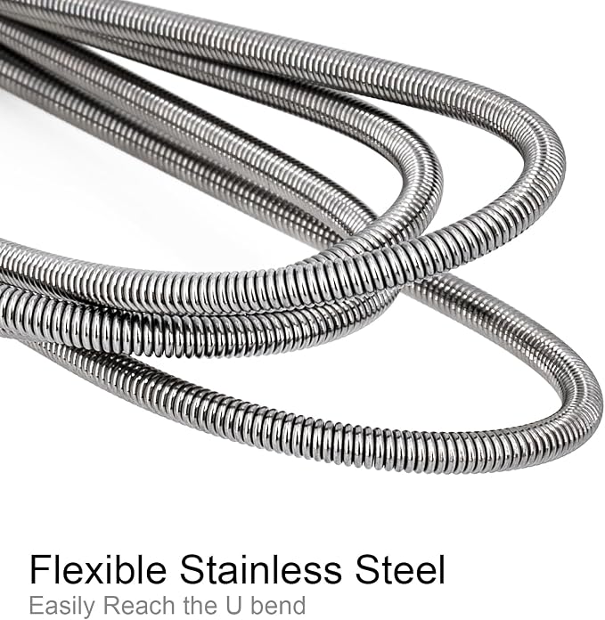 Flexible Long Drain Brush, Double Elastic Ended Nylon Cleaner Hose Tube Pipe - Image 3