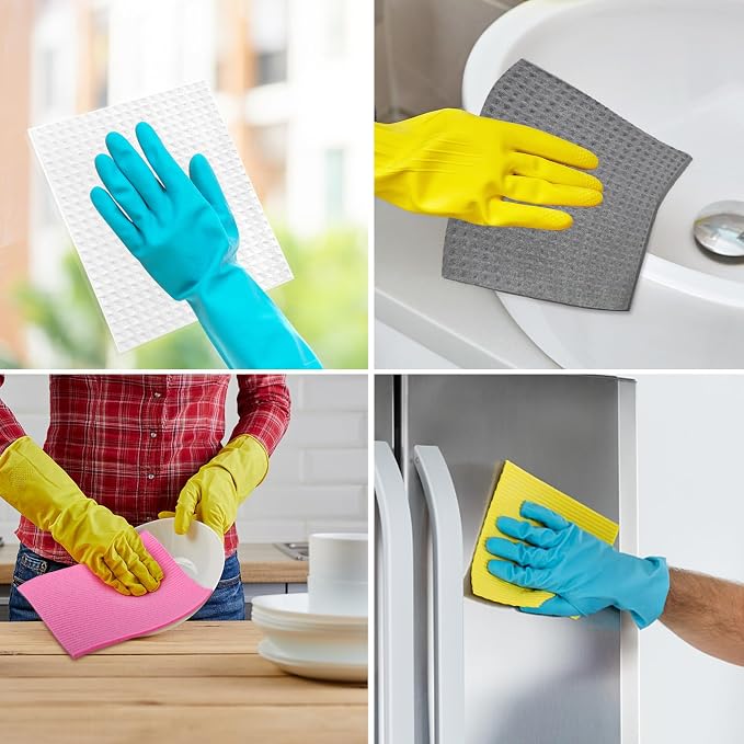 AIDEA Swedish Dishcloths for Kitchen, Absorbent Sponge Dish Cloth, Dishcloths - Image 7