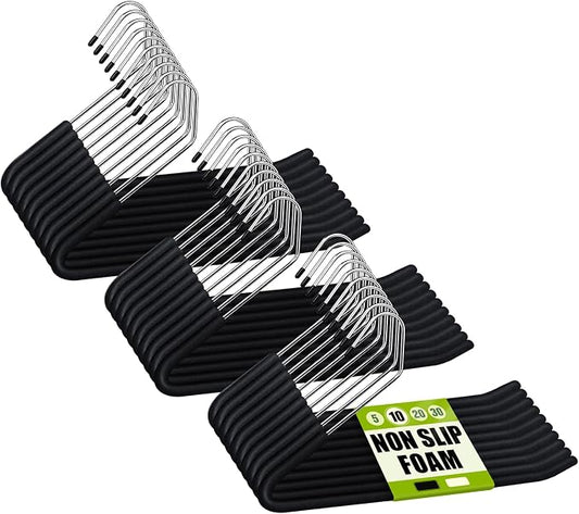 Spring Fever Open Ended Non Slip Sponge Padded Pants Hangers by SpringFever