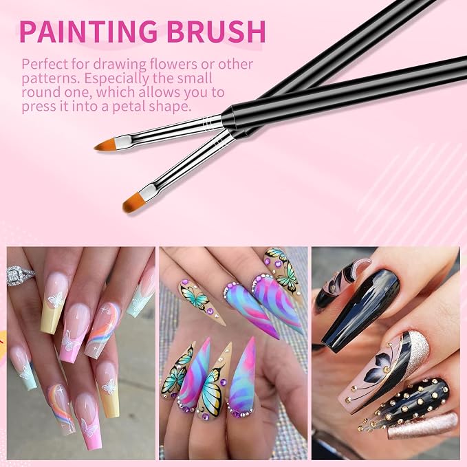 SAVILAND Nail Art Brushes Set - Image 5
