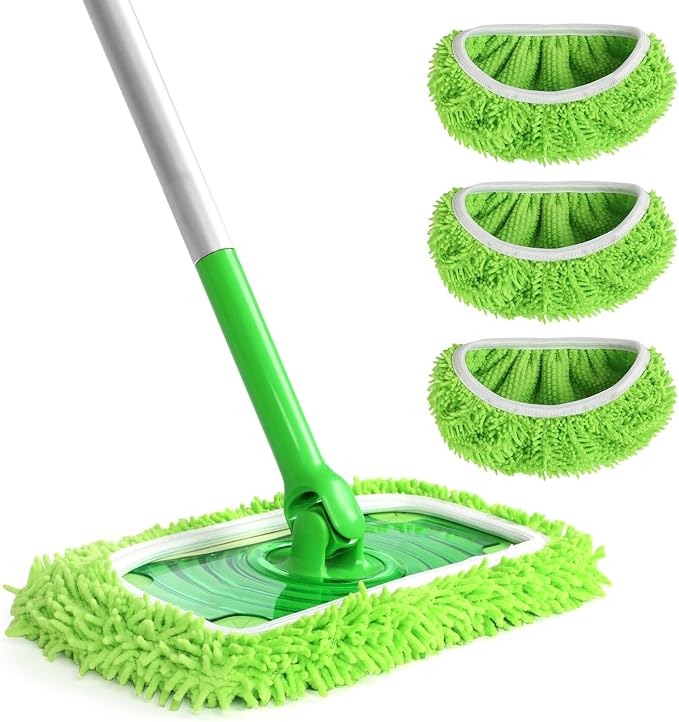Reusable 100% Coral Fleece Mop Pads Compatible by AmaVins