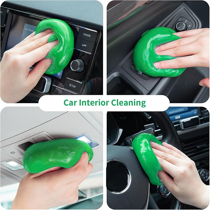 Car Cleaning Gel, Keyboard Cleaner Cleaning Putty - Image 2
