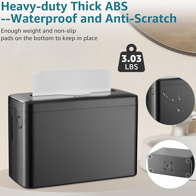Multifold Paper Towel Dispenser Countertop, Heavy Duty Wide-Design, 300-Sheet - Image 5