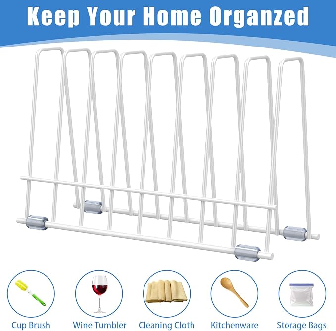 AKAZA 2 Pack Reusable Bags Drying Rack-Multiple Kitchen Storage Organizer - Image 2