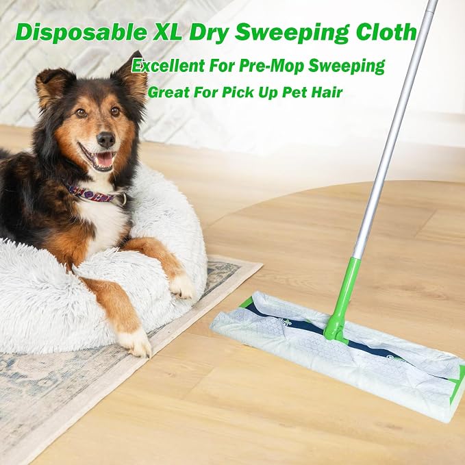 XL Dry Sweeping Cloth Refills for Swiffer Sweeper X-Large Mop, XL Disposable - Image 3