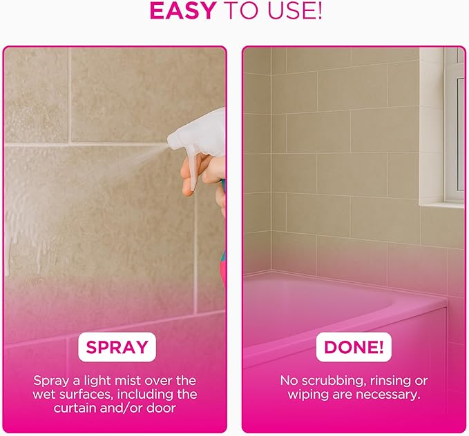 The Pink Stuff Miracle Daily Shower & Shine Spray – 30oz Bathroom Cleaner - Image 6