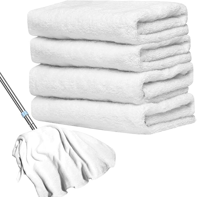 4 Pcs Extra Large Microfiber Cleaning Cloth 30 x 20 Inch Reusable Thick by OLUTACOT