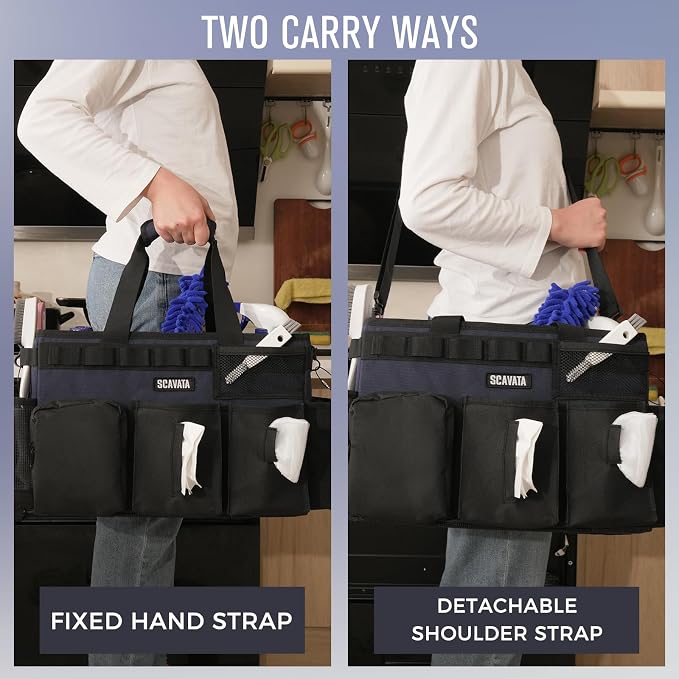 Wearable Cleaning Caddy Bag, Cleaning Caddy Supplies Organizer - Image 6