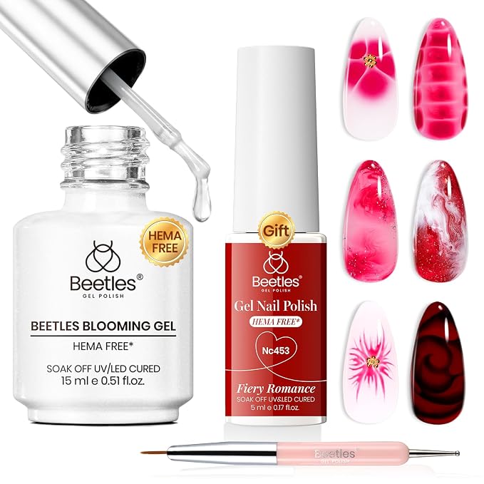 Beetles Blooming Gel Nail Polish Kit by beetlesGelPolish