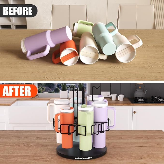 Water Bottle Organizer for Cabinet or Counter - Image 8