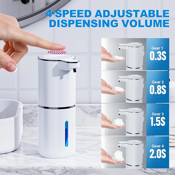 Automatic Foaming Soap Dispenser, 12.8oz/380ml Wall Mount Touchless Soap - Image 3
