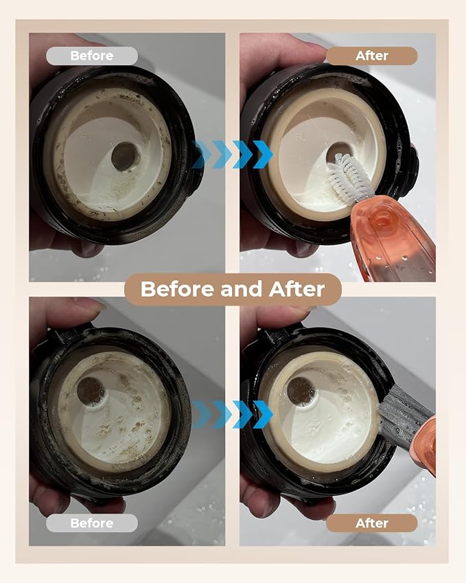3 in 1 Multifunctional Cup Lid Cleaning Brush, Cup Crevice Cleaning Tools - Image 6