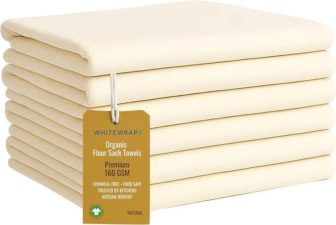 WHITEWRAP Flour Sack Towels| Tea Towel by WHITEWRAP