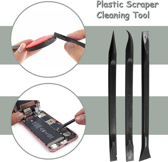 9Pcs Carbon Fiber Scraper Cleaning Tool Non-Scratch Plastic Multi-Purpose Stiff - Image 3