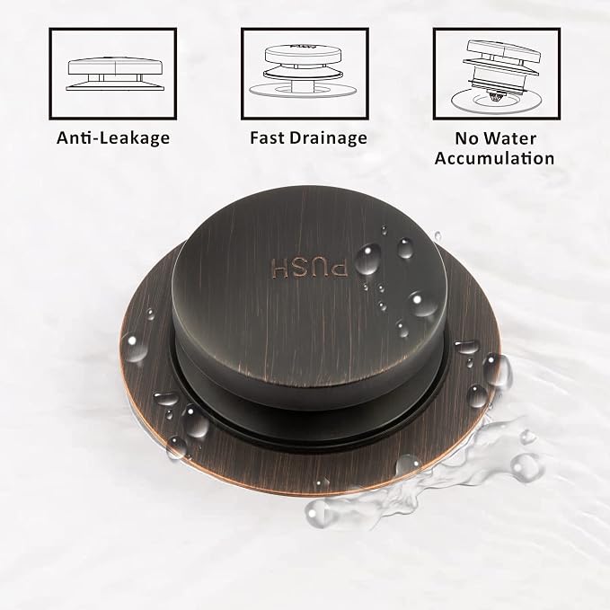 Artiwell Universal Tip Toe Bath Drain Stopper and Cover, Bathtub Drain Stopper - Image 4