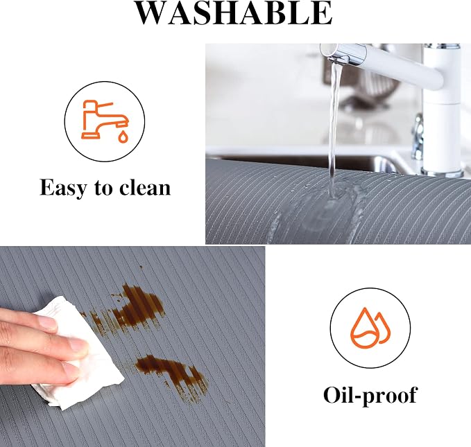 Shelf Liners for Kitchen Cabinets, 14Inch x 30Ft, Non-Adhesive Shelf Liner - Image 4