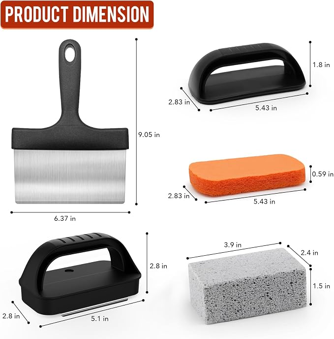 Griddle Cleaning Kit for Blackstone, Flat Top Grill Cleaning Kit - Image 5
