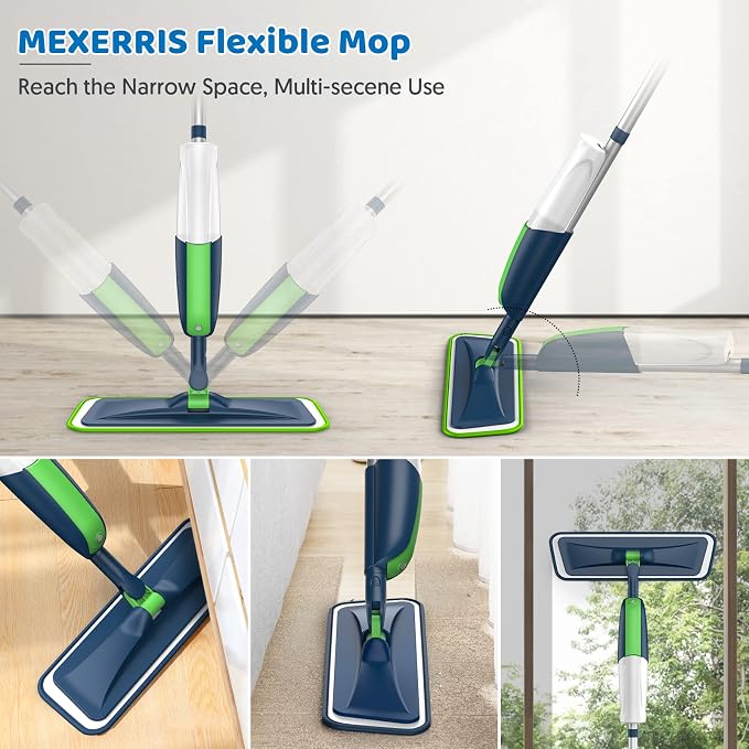 Spray Wet Mops with 5X Washable Pads Mops - Image 6