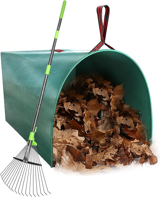 Joyhalo 63.4 Inch Rake for Leaves by Joyhalo